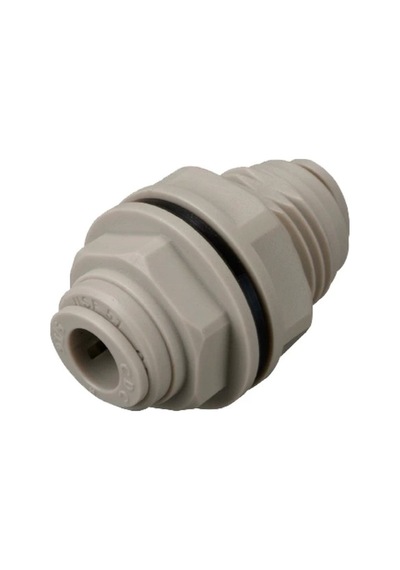 Gıda Rekoru Perde Geçişli Nipel 6.35mm - 1/4