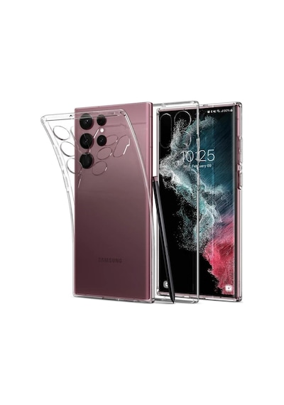 Newface Samsung Uyumlu Galaxy S23 Ultra Kılıf Lüx Şeffaf Silikon