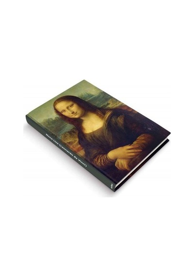 Deffter Art Of World Da Vinci Mona Lisa 96 Sayfa Çizgili Sert Kapak Defter