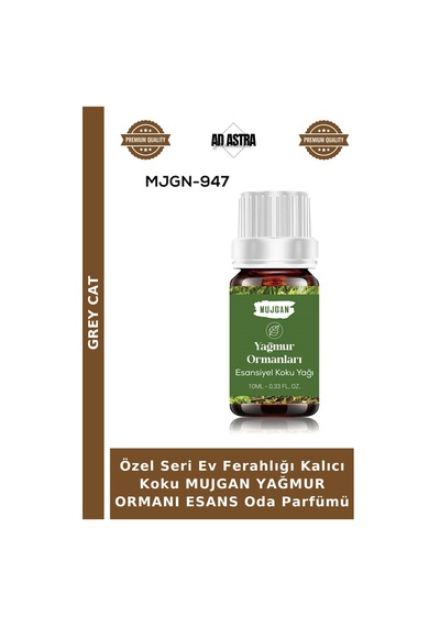Özel Seri Ev Ferahlığı Kalıcı Koku Mujgan Yağmur Ormanı Esans Oda Parfümü Çok Renkli