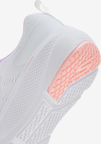 Skechers Go Run Elevate - Double Time Kadın Beyaz Koşu Ayakkabısı 128334 Wmlt Beyaz