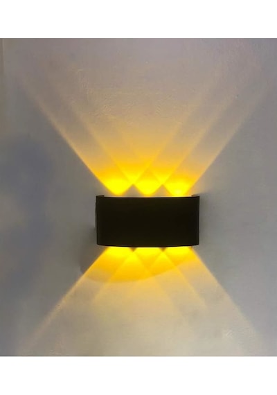 Cata Ct-8011 12 Watt Haiti Siyah Kasa Aplik Amber Siyah