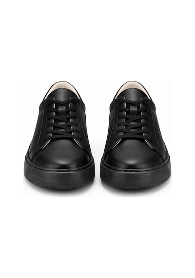 Pierre Cardin 1362002 Hakiki Deri Günlük Erkek Sneaker Şık Ayakkabı Siyah-siyah