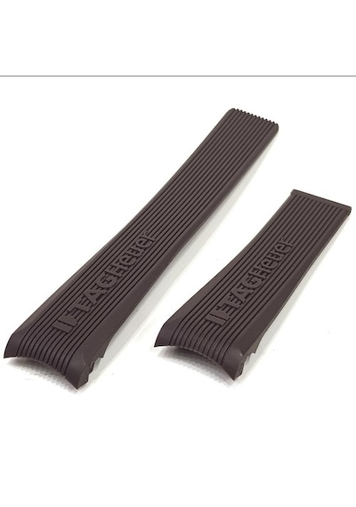 Tag Heuer Silikon Kahverengi Kol Saatı Kordonu 24/20 Mm
