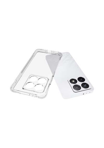 Noktaks - Xiaomi Uyumlu Xiaomi Mi 14t Pro - Kılıf Şeffaf Soft Slim Fitt Süper Silikon Kapak T35583 Şeffaf