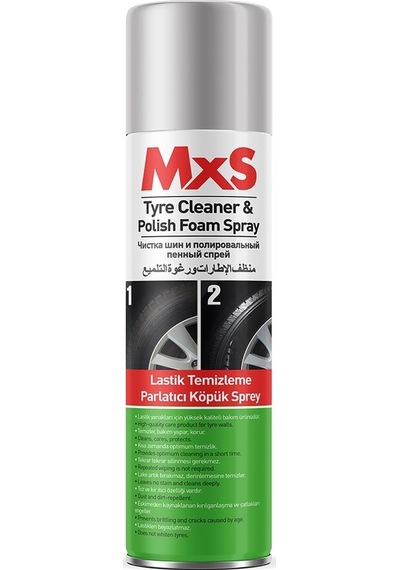 Mxs Lastik Temizleme ve Parlatıcı Köpük Sprey 500 ML