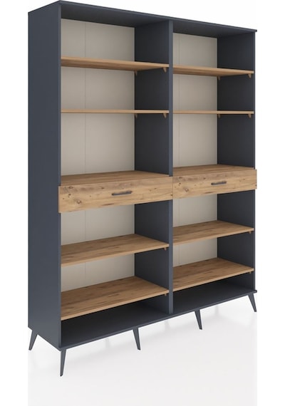 Hyperion Gardrop 10 Raflı 2 Çekmeceli 176x44x221 Antrasit-çam Beyaz Hyperion Gardrop 10 Raflı 2 Çekmeceli 176x44x221 Antrasit-çam Beyaz