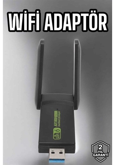 Çift Bantlı Kablosuz Wifi Adaptör Adaptörü