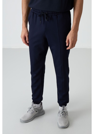 Tommy Life İndigo Pamuklu Yumuşak Dokulu Comfort Fit Nakışlı Erkek Jogger - 82123 İndigo