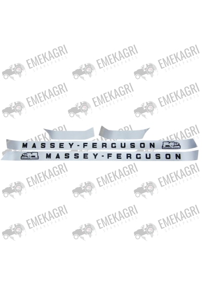 Massey Ferguson Yan Yazı Mat