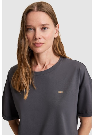 U.s. Polo Assn. Kadın Antrasit Tişört Basic 50323545-vr006
