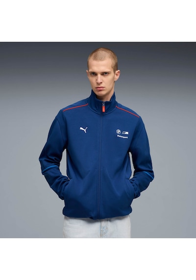 Puma Bmw M Motorsport Sportswear Mt7 Erkek Track Ceket 634875 04 Mavi