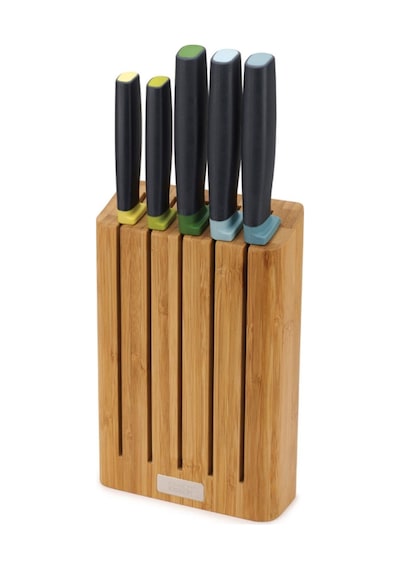 Jj Elevate 5 Li Bıçak Bambu Blok Set Çok Renkli