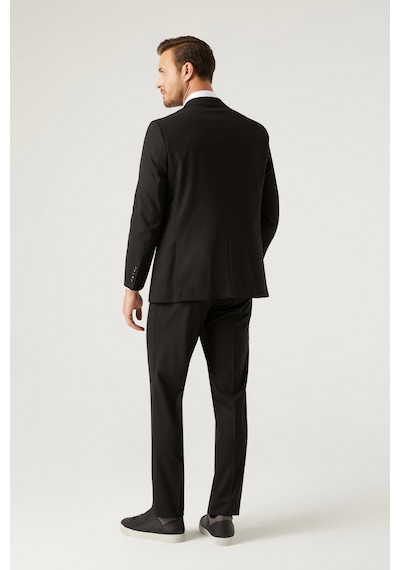 D's Damat Ds Damat Comfort Fit Siyah Düz Takim Elbise 5he05ob35604m 001