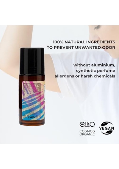 Lemony-grass Deo Roll-on, Organik Ve Vegan Sertifikalı, 50 Ml