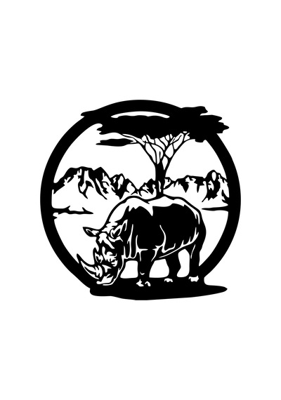 Afrika Rüyası Dekoratif Ahşap Tablo-2