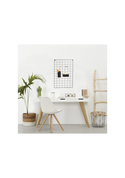 Tel Pano 40x60 Siyah 4 Adet Mini Mandal 2 Adet Çelik Kıskaç Hediyemizdir 40 x 60 CM