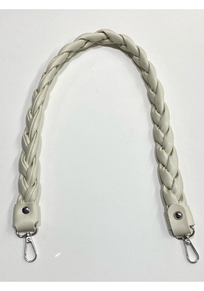 Karantuhafiye Çanta Sapı / Saç Örgü Tekli Çanta Sapı /70 Cm Krem Krem