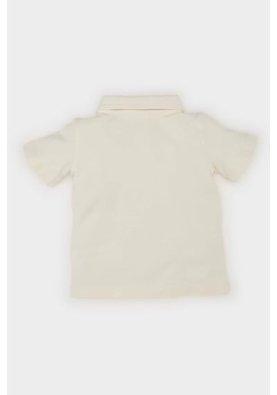 DeFacto Erkek Bebek Polo Yaka Baskılı Pike Kısa Kollu Tişört E1126A525SMER105
