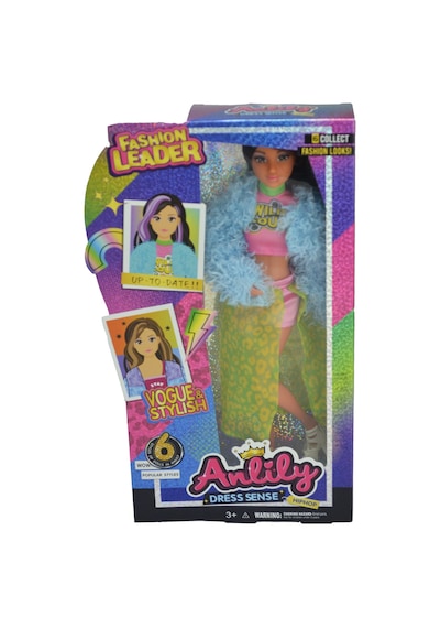 Anlily Moda İkonu Oyuncak Bebek Mavi