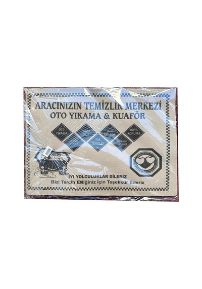 Baskılı Kraft Oto Araç Araba Paspas Kağıdı - 35x50 Cm. - 50 Adetlik 1 Paket Genel
