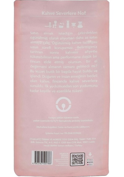 Filtre Kahve 250 Gr Çekirdek Kahve Taze Kavrulmuş Çekirdek
