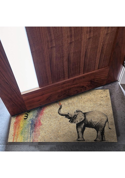 Monnhein Tasarımlı Dekoratif Kapı Önü Paspas, Dış Mekan/ev İçi/banyo/mutfak/yatak Odası/giriş Paspasları We Diğer