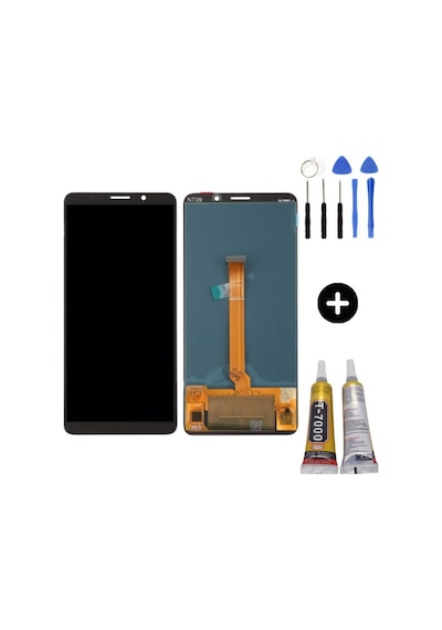 Te Huawei Mate 10 Pro Uyumlu Hk Lcd Ekran Dokunmatik Siyah + Montaj Seti