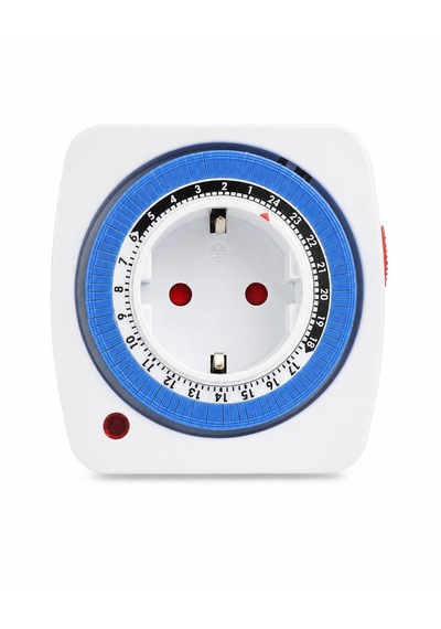 İnoled 3070 Mekanik Priz Tipi Zaman Saati 24 Saat Programlanabilir 16a 3680w