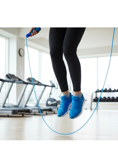 Sünger Saplı Atlama İpi - Fitness - Crossfit- Rope - Jump - Body - Sağlık - Egzersiz - Spor