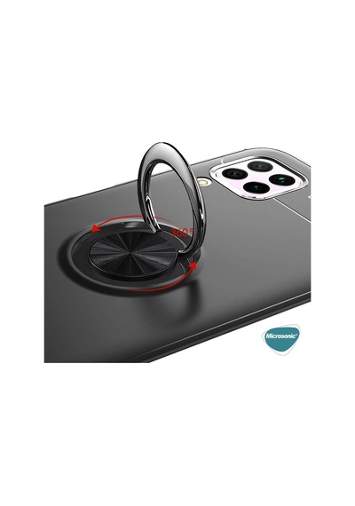 Microsonic Huawei P40 Lite Kılıf Kickstand Ring Holder