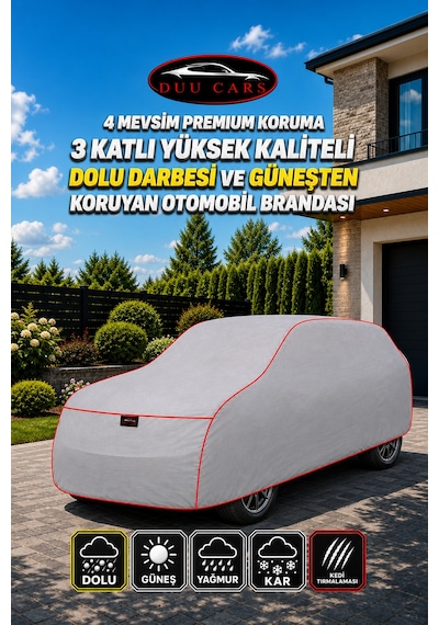 Fiat / Tofaş Doğan 3 Katlı Dolu Ve Güneş Koruyucu Oto Branda