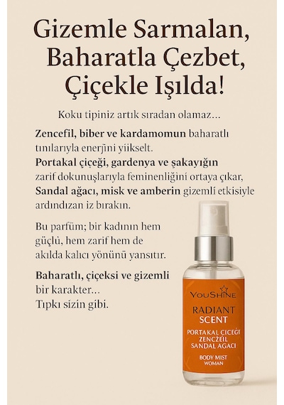 Youshine Radiant Scent Body Mist 100 ML