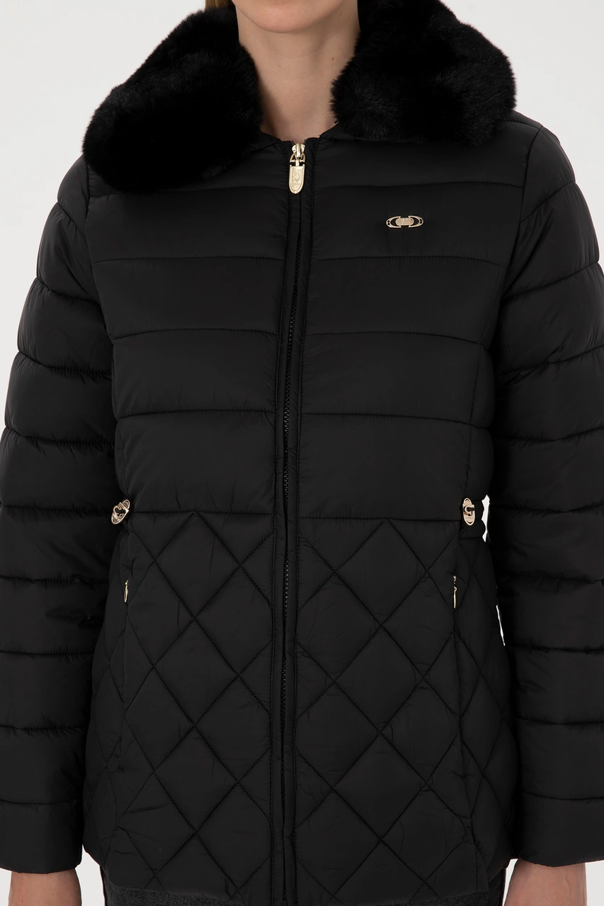 U.s. Polo Assn. Kadın Siyah Mont 50308797-vr046 Siyah