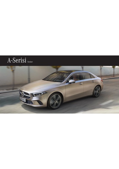 Mercedes A Serisi Sedan 2020-2021 3D Kauçuk Bagaj Havuzu