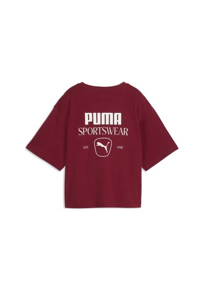 Puma Puma Class Relaxed Tee Kırmızı Kadın T-shirt