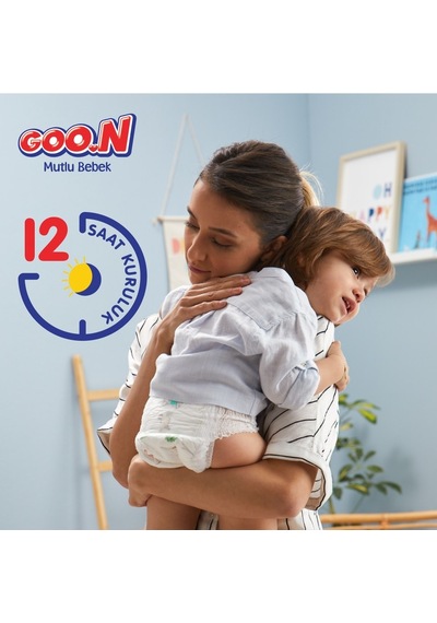 Goon Mutlu Bebek Bebek Bezi Beden:4 9-14kg Maxi 90 Adet 4 Numara