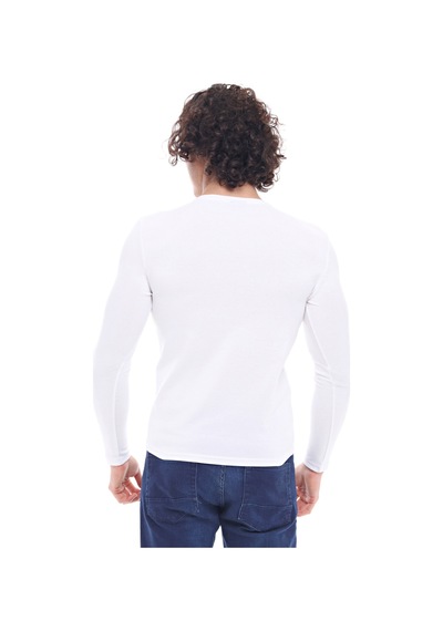 Kappa Raru Uzun Kollu T-Shirt Vesper Beyaz