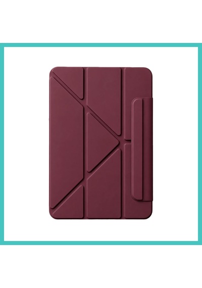 Ny Joy İpad 2025 10.9 10.nesil A16 Edz Manyetik Standlı Tablet Kılıfı - Mürdüm Nyjoybz