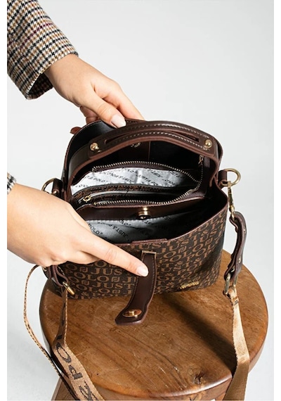 Just Polo Kadın Günlük Kullanıma Uygun Şık El Ve Omuz Çantası Shoulder Bag Kahverengi