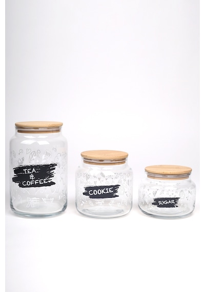 Rakle Siena Jar 3'lü Kavanoz Seti 970 Cc/ 635 Cc/ 430 Cc Renkli