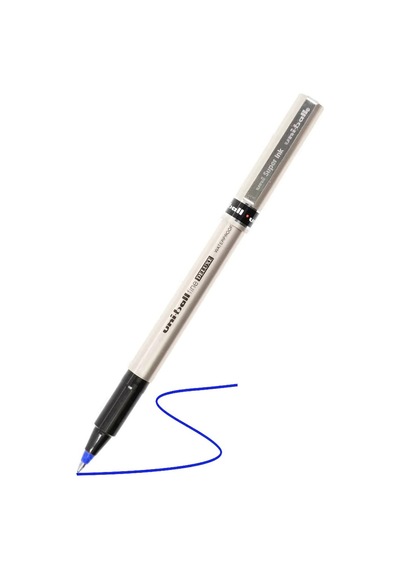 Mavi Siyah Kırmızı Pilot Kalem Ub-177 Fine Deluxe 3 Adet Uniball Pilot Kalem 0.5 Mm Roller Uçlu Pilot Kalem İnce Uçlu Mavi