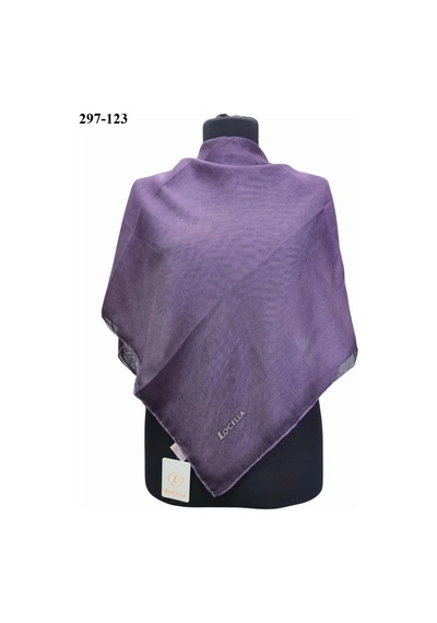 Locella Lo'cella Soft Pamuk Eşarp Mor 297-123 Çok Renkli