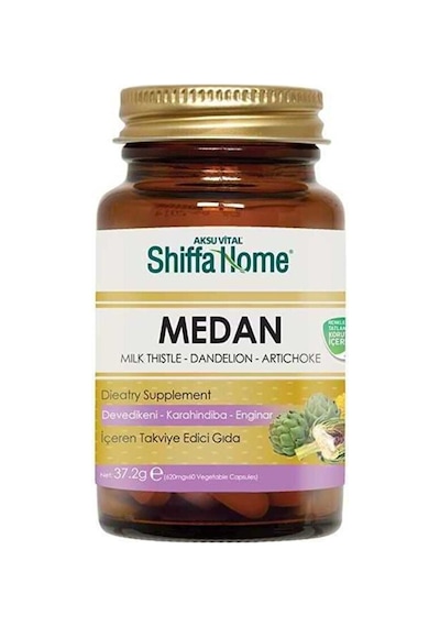 Aksu Vital Medan Deve Dikeni Karahindiba Enginar 620 Mg 60 Kapsül