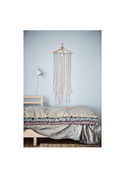 Ikea Bumerang Ahşap Elbise Askısı 8'li 43 X 1.4 Cm Natürel