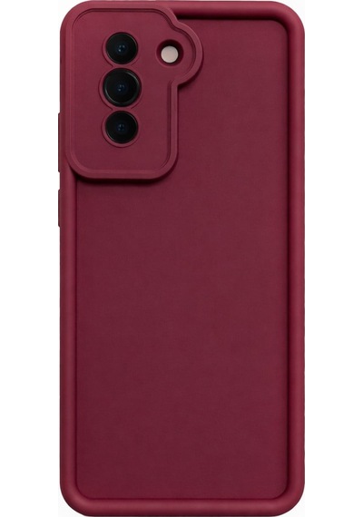 Huawei Nova 10 Uyumlu Kamera Çıkıntılı Mat Silikon Telefon Kılıfı Bordo
