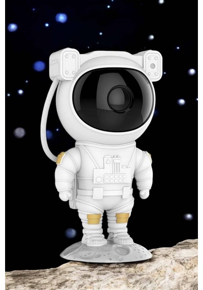 Northcity Astronot Projeksiyon Lambası - Bluetooth Gece Lambası Ve Nebula Görseli İle Huzurlu Uyku