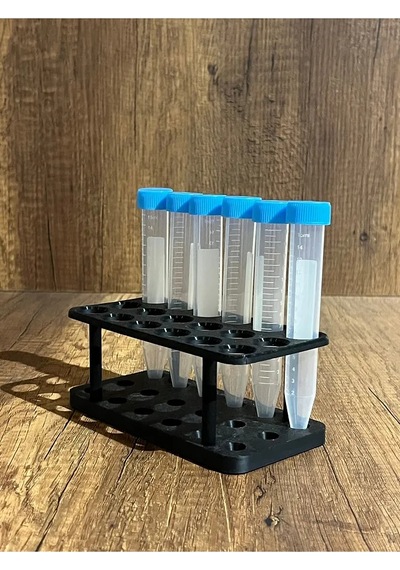 15ml Falkon Minimal Deney Tüpü Standı 6 3 Tüpler Görsel Amaçlıdır