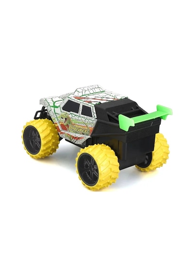 Maisto 1/16 Dinoshock Monster Truck 2.4 Ghz Uzaktan Kumandalı Işıklı Arazi Aracı Sarı - Siyah