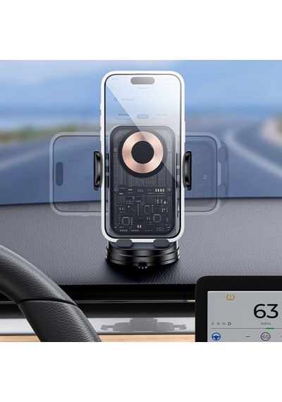 Tr Araç İçi Magsafe Şarj Aleti 360 Telefon Tutucu Torpido Üstü İp16-16pro Max-15-15pro Max-14-14pro Max Genel